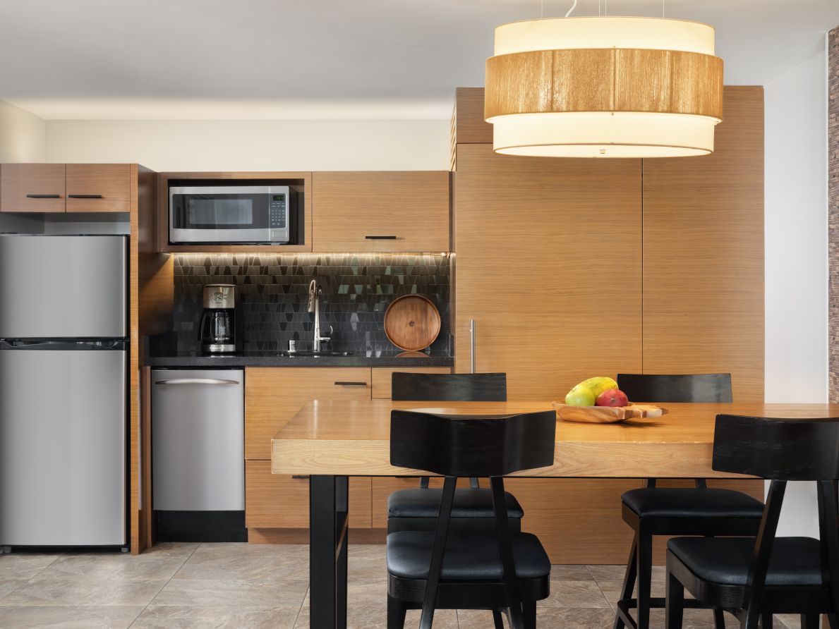 Pool View Kitchen (1-Bedroom Suite)